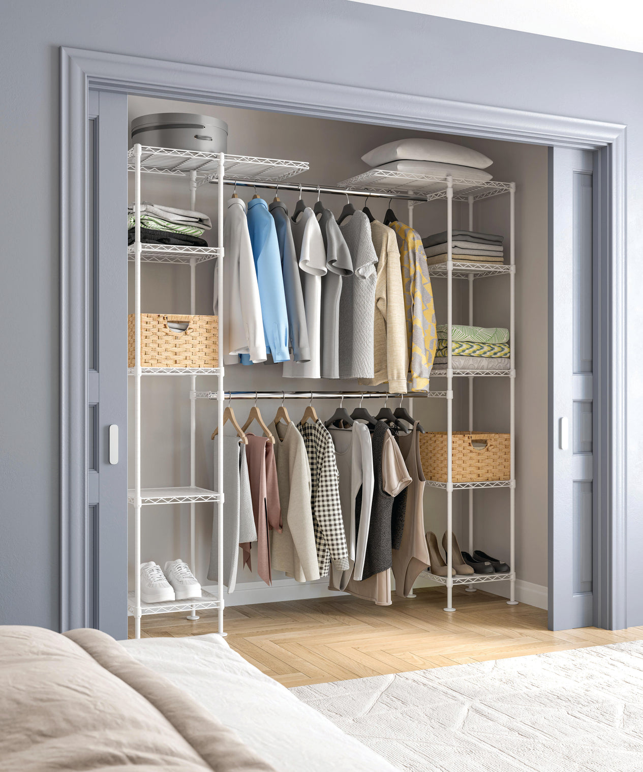 Expandable Closet Organizer System