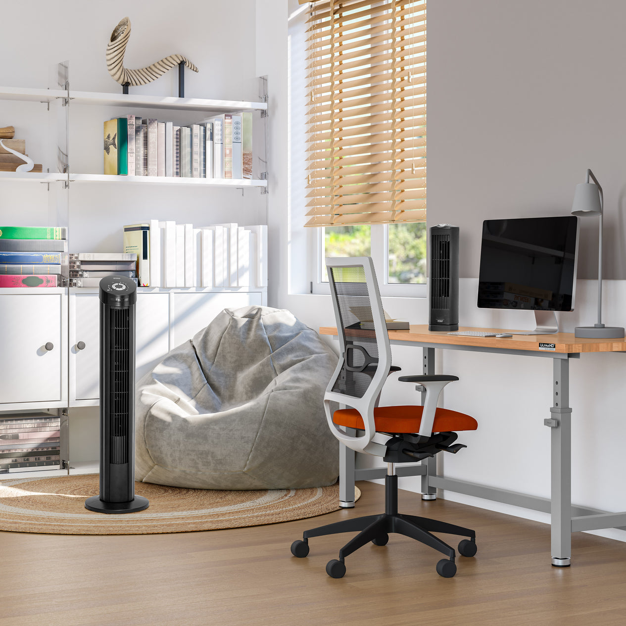 UltraSlimLine® Tower Fan Combo Pack, Black