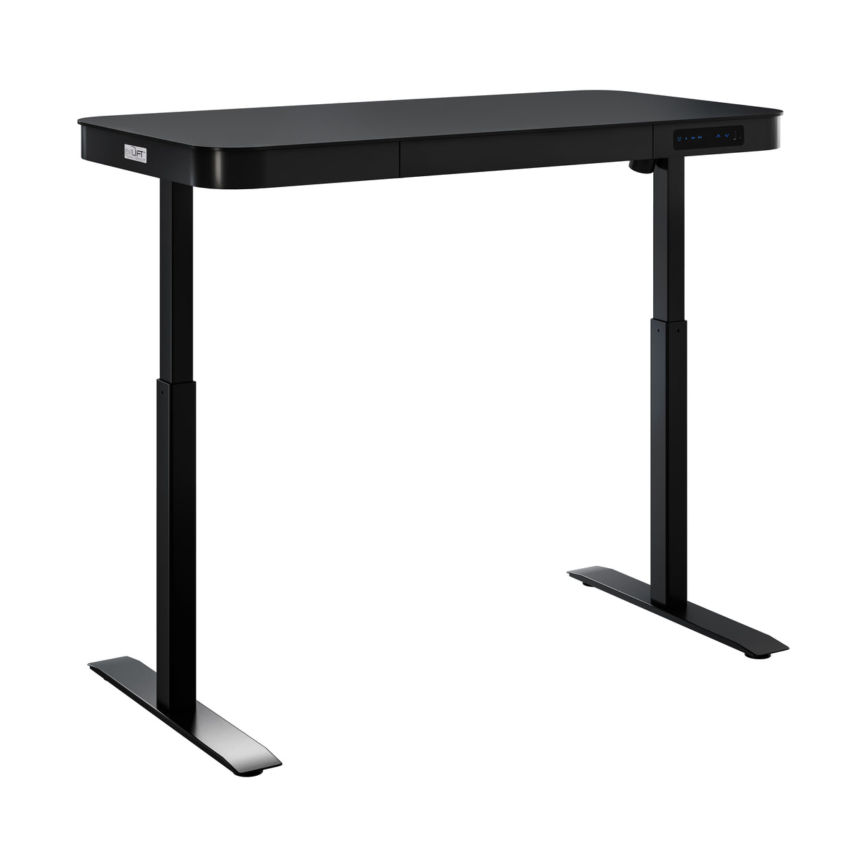airLIFT® 48" Tempered Glass Top Desk with Drawer