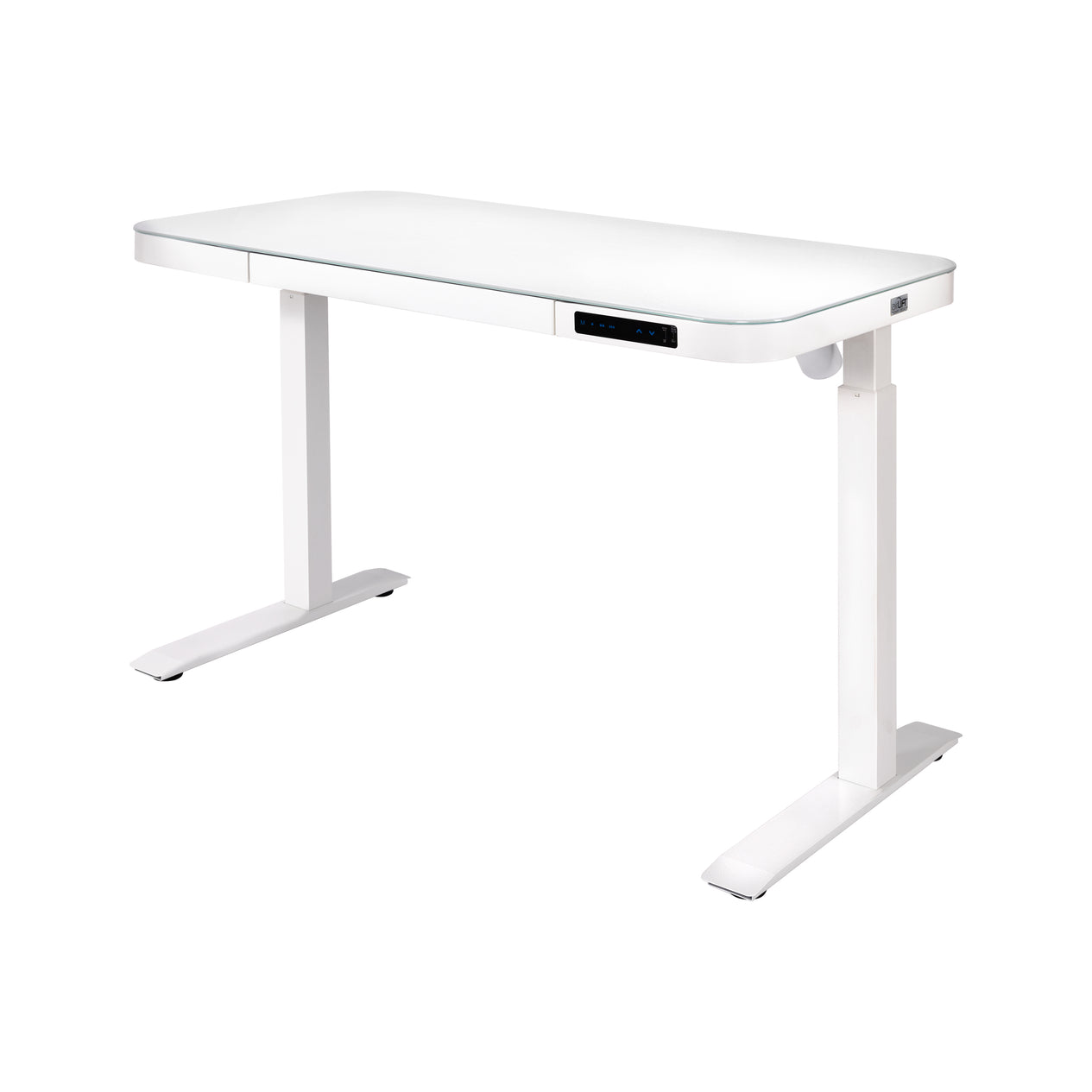 airLIFT® 48" Tempered Glass Top Desk with Drawer