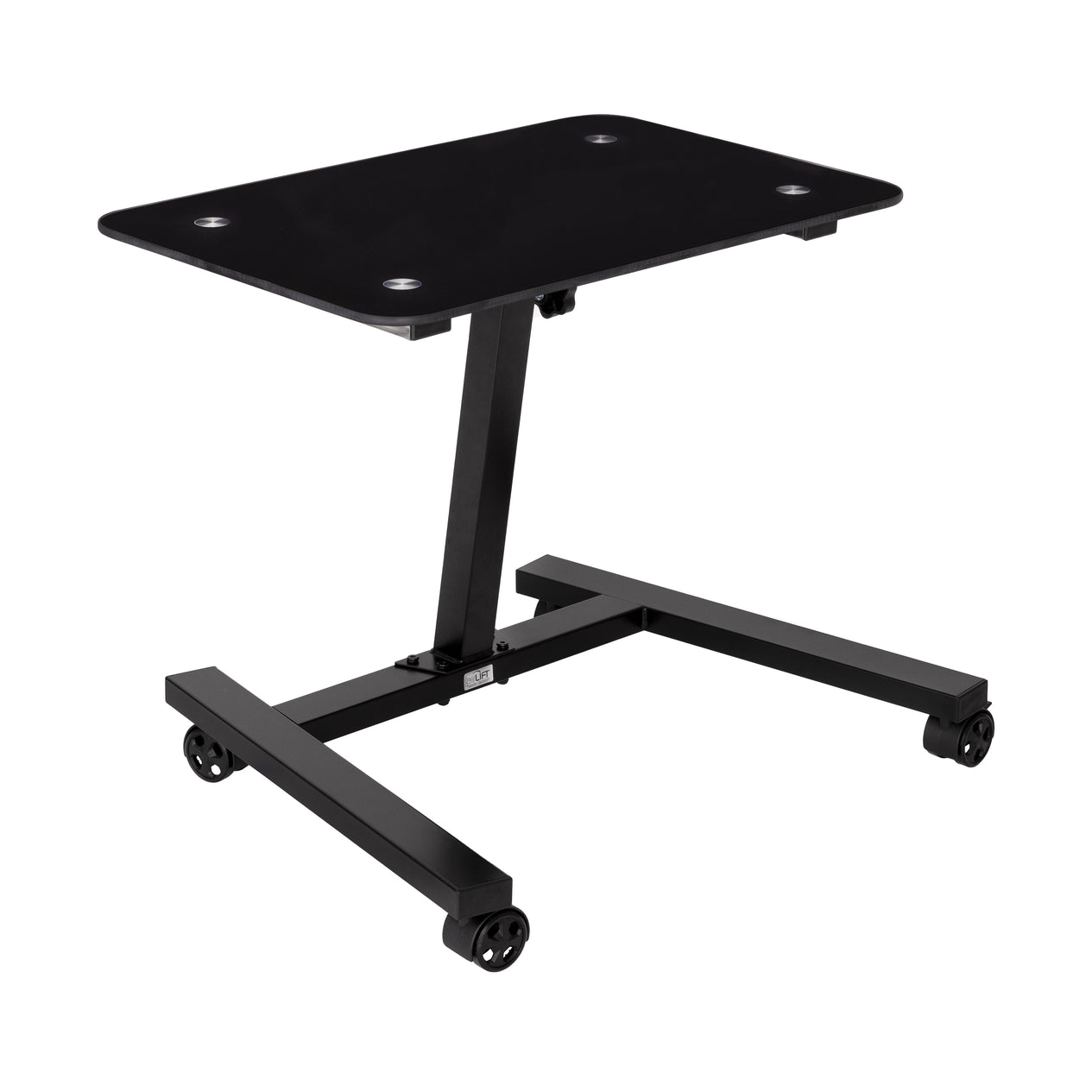 airLIFT® Tempered Glass Top Mobile Desk