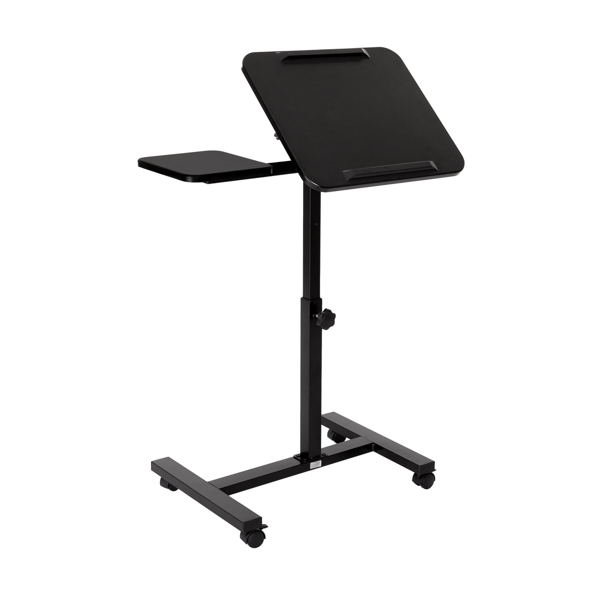 airLIFT® Tilting Mobile Desk Cart, Black