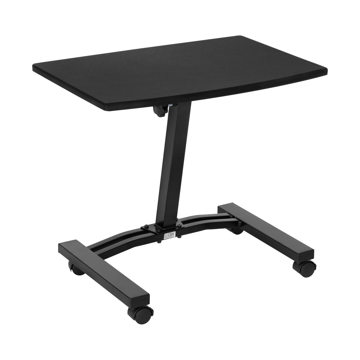 airLIFT® Mobile Laptop Sitting Desk Cart, Black