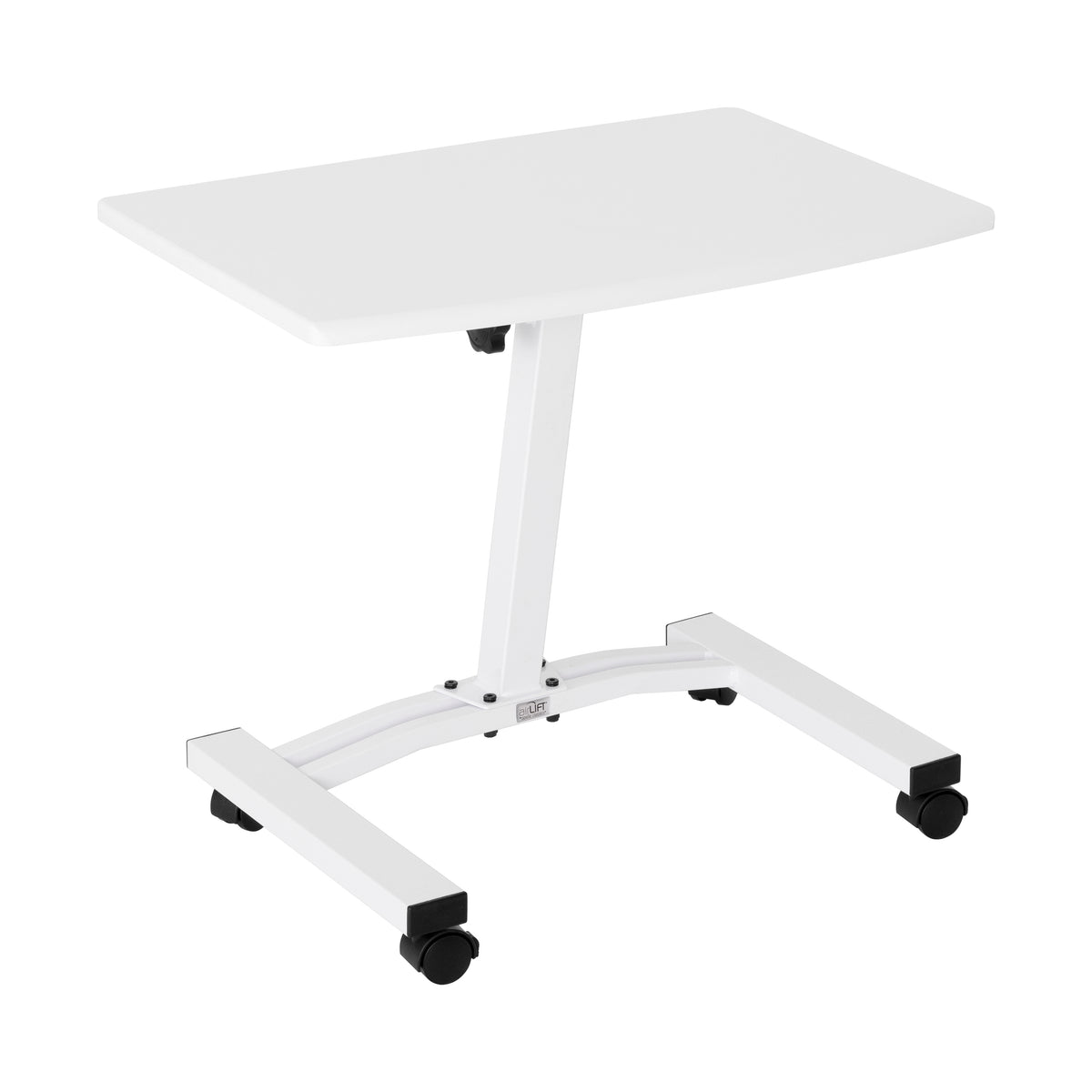 airLIFT® Mobile Laptop Sitting Desk Cart, White – Seville Classics