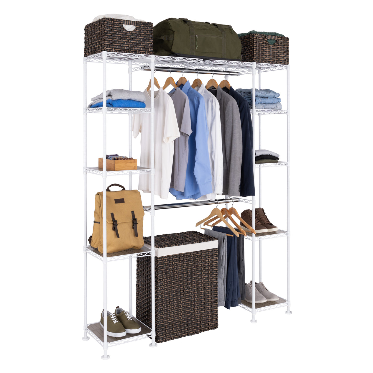 Expandable Closet Organizer System