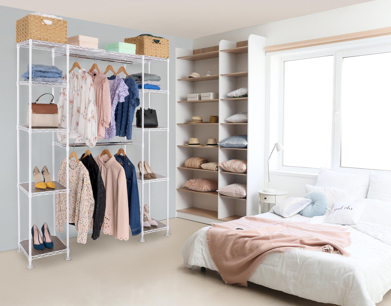 Expandable Closet Organizer System