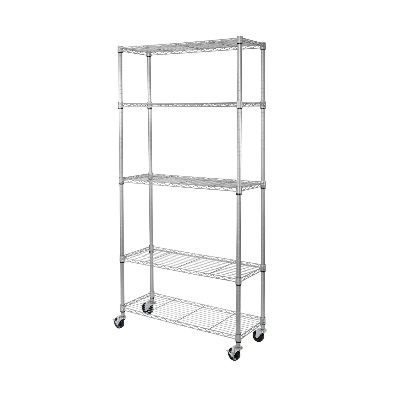 5-Tier NSF-Certified Steel Shelving