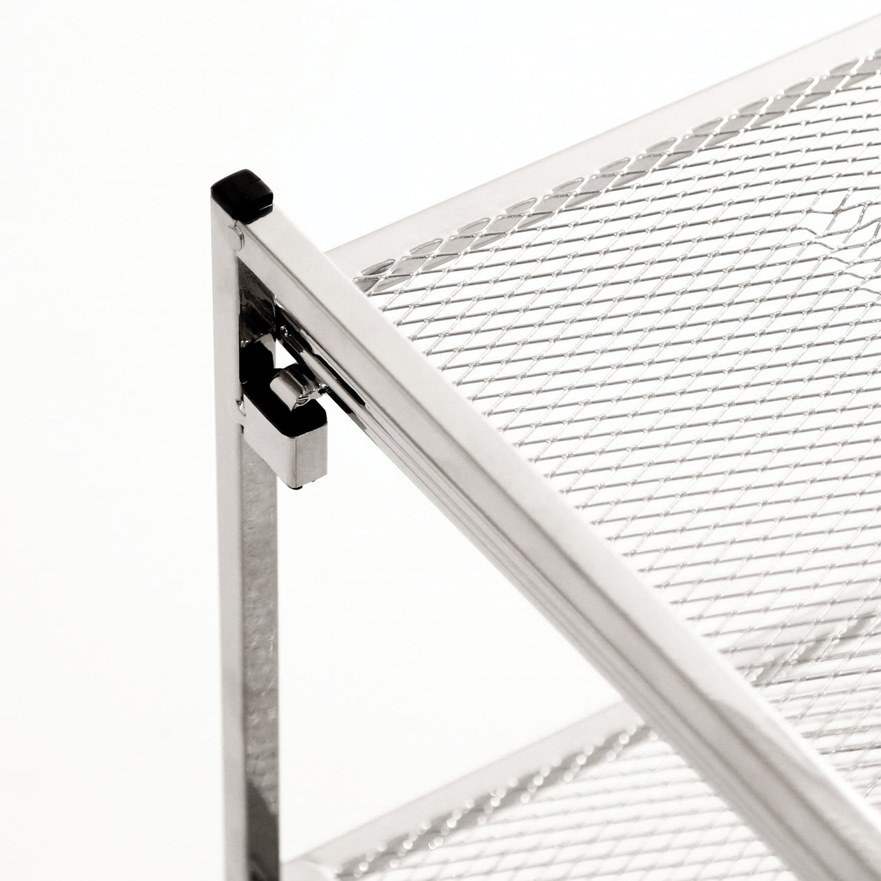 Close up of shoe rack