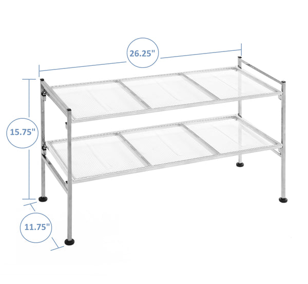 Dimensions of one shoe rack
