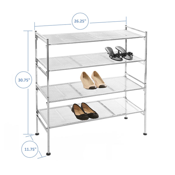 Dimension image of shoe rack