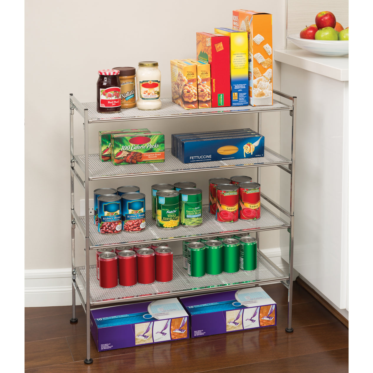 Rack in pantry
