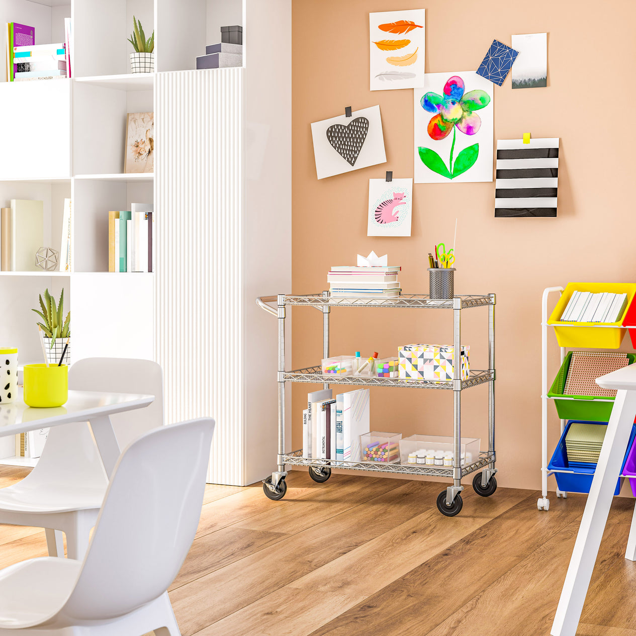 3-Tier NSF-Certified Utility Cart