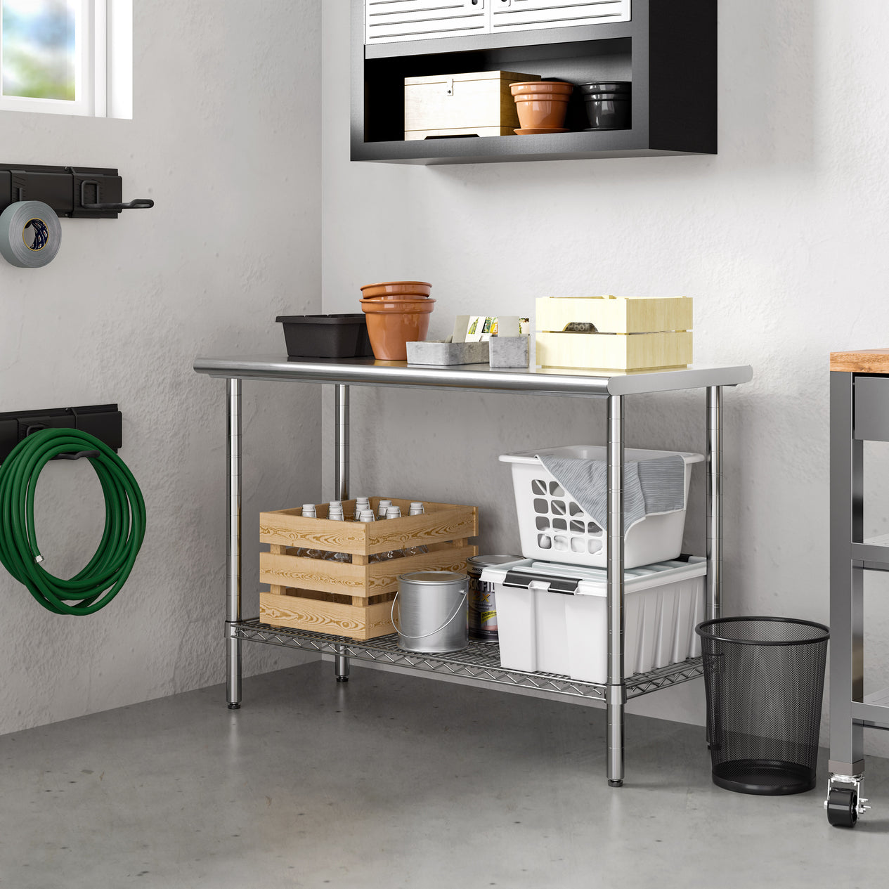 Stainless Steel Top Worktable NSF-Certified