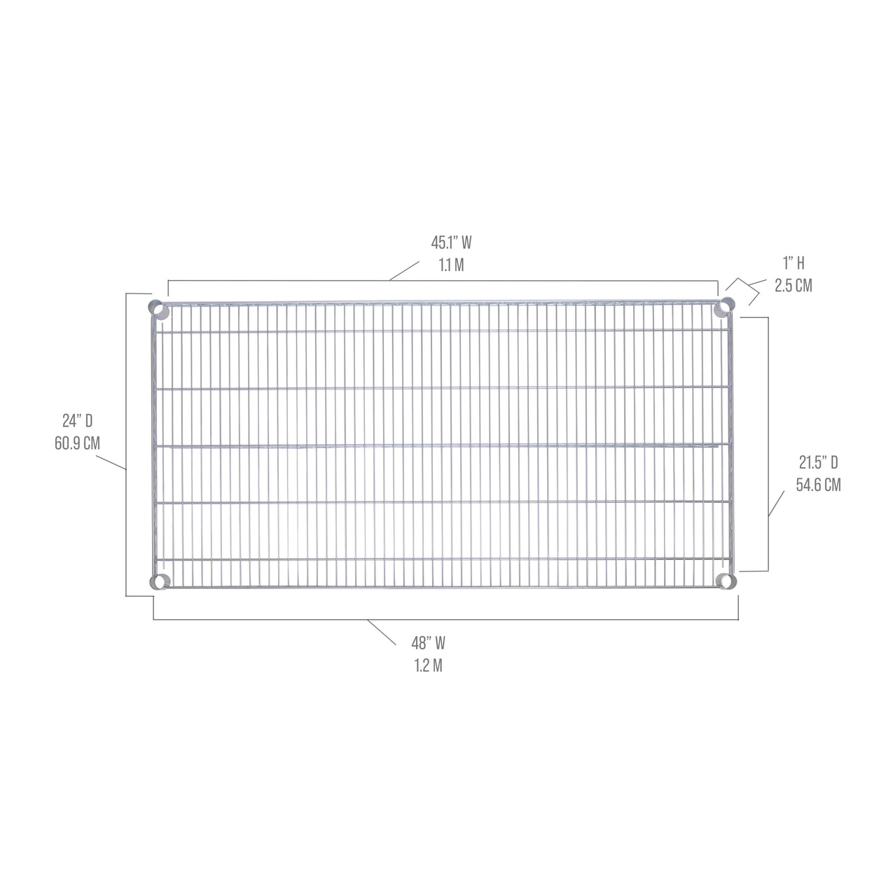 UltraDurable® NSF Steel Wire Shelf