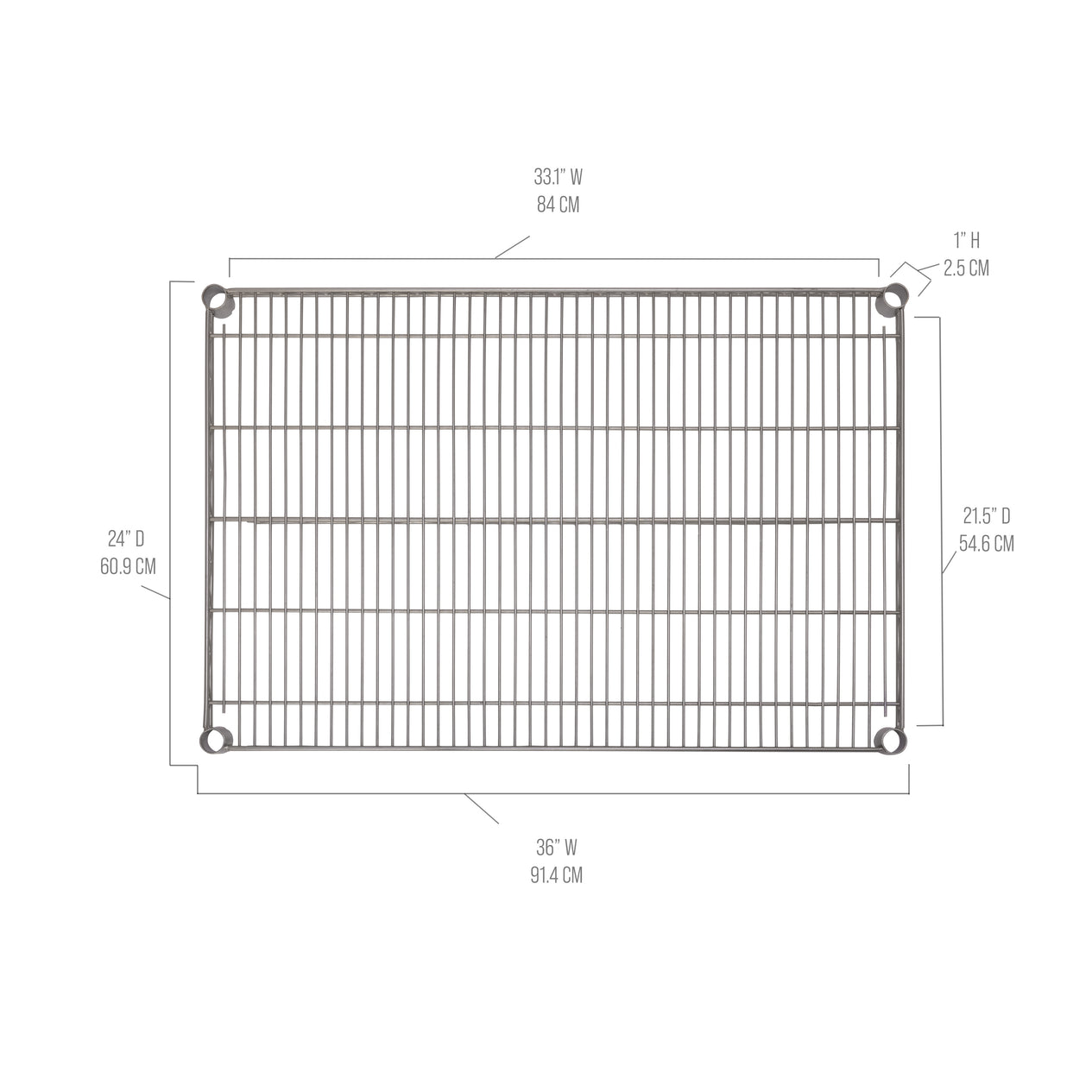 UltraDurable® NSF Steel Wire Shelf