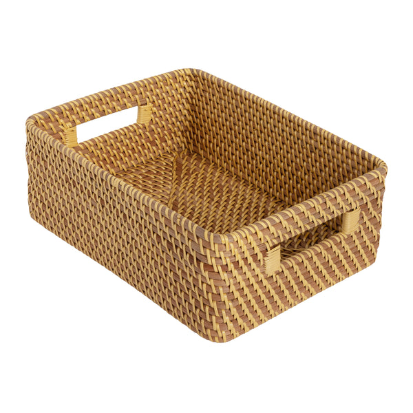 Large basket on white baground
