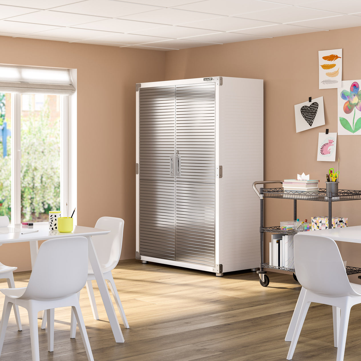 UltraHD® Storage Cabinet, White