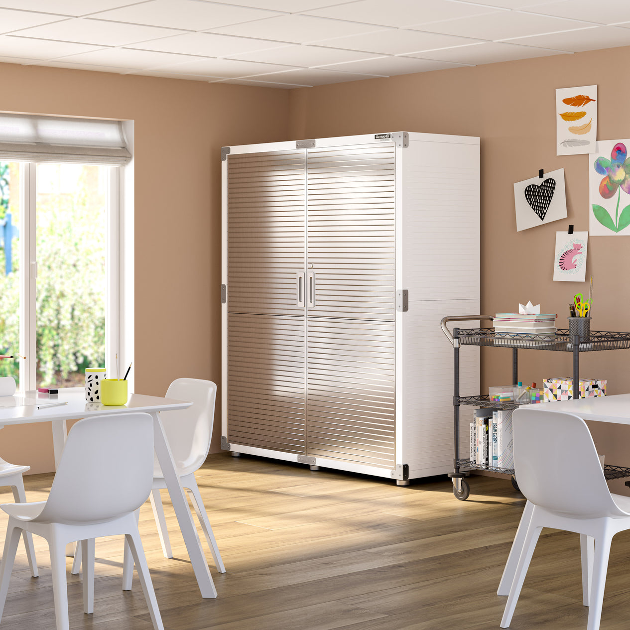 UltraHD® Storage Cabinet, White