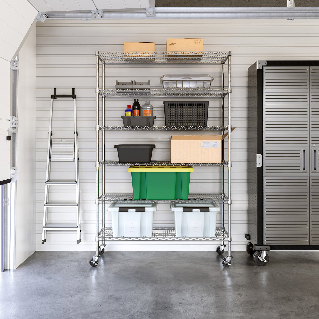 UltraDurable® 6-Tier NSF-Certified Steel Shelving