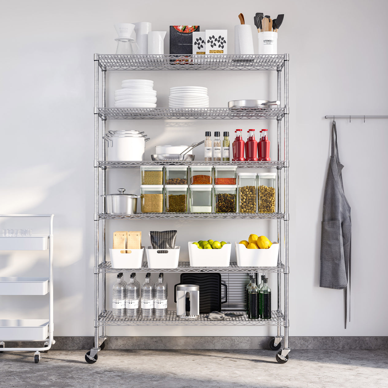 UltraDurable® 6-Tier NSF-Certified Steel Shelving