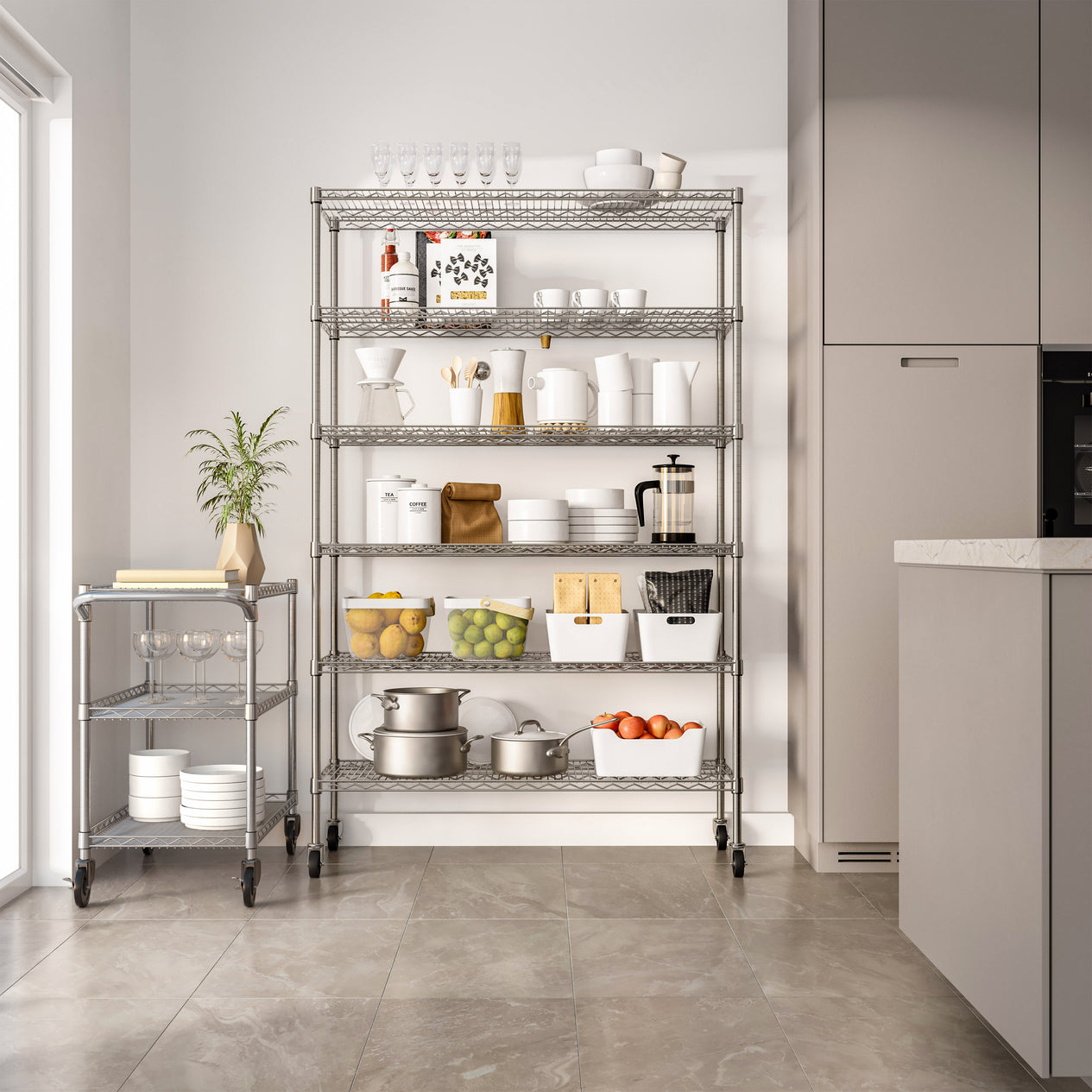 3-Tier NSF-Certified Utility Cart