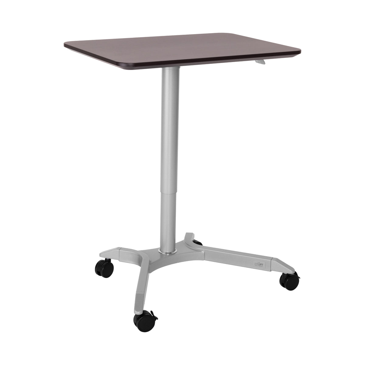 airLIFT® Premium Pneumatic Sit-Stand Mobile Desk Cart