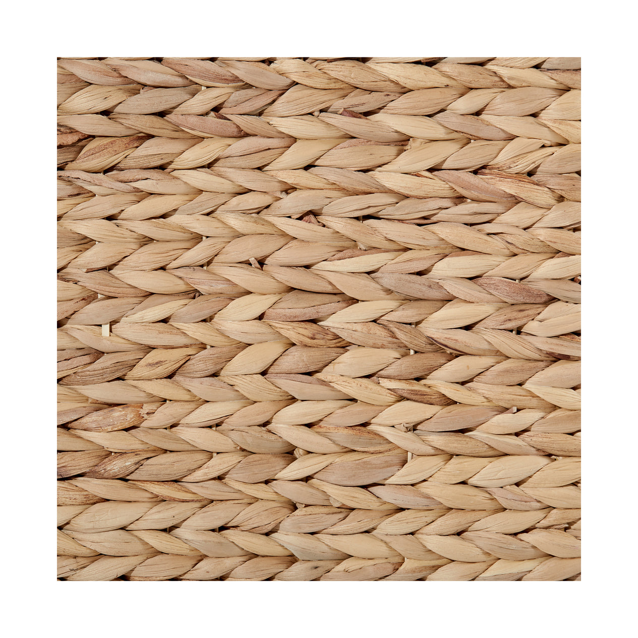 Natural Water Hyacinth Handwoven Lidded Oval Double Laundry Hamper