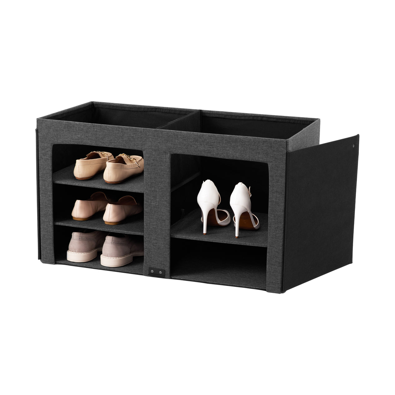 Tufted Shoe Storage Trunk