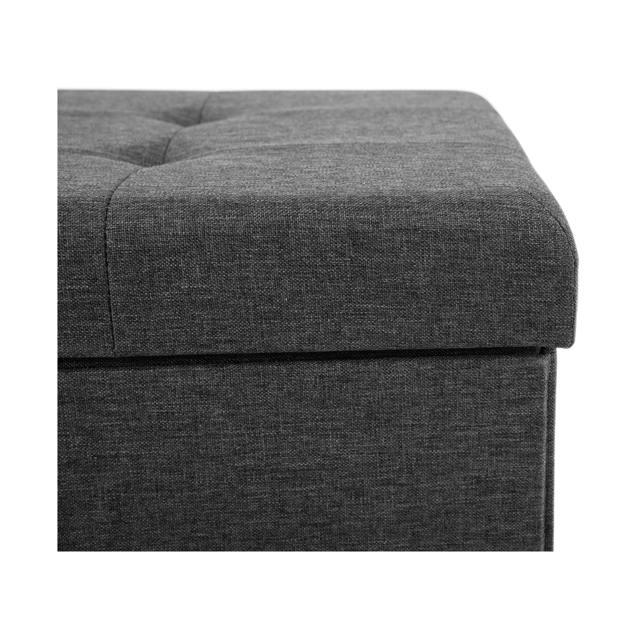 Tufted Shoe Storage Trunk