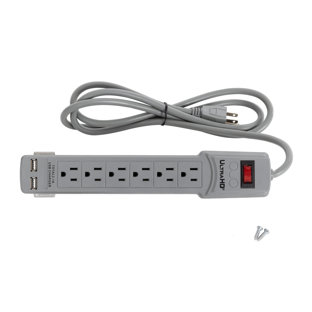 UltraHD® Power Strip with Mounting Bracket
