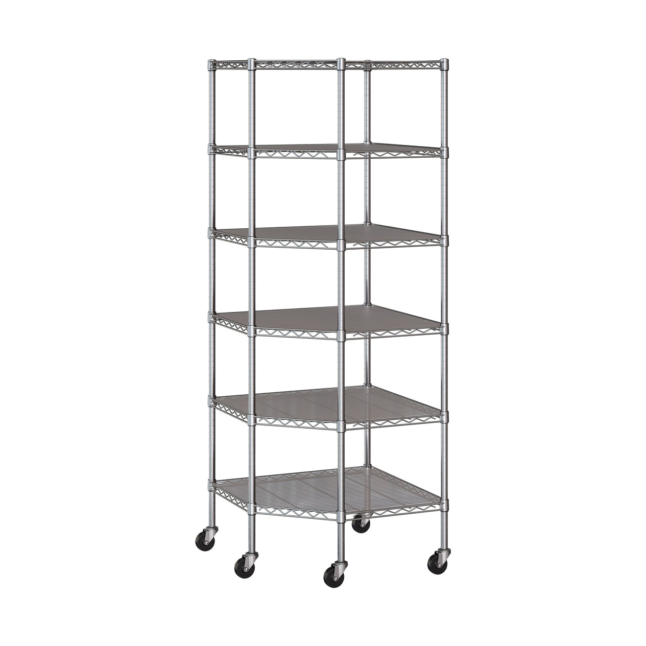 UltraDurable® 6-Tier NSF-Certified Steel Shelving with Shelf Liners