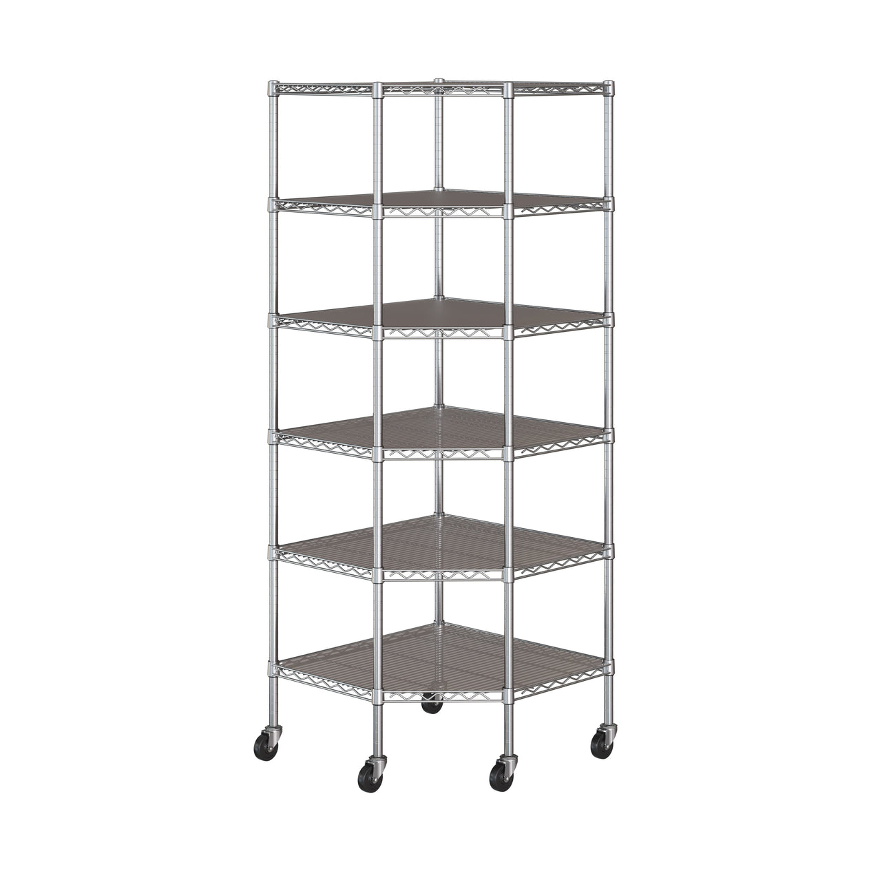 UltraDurable® 6-Tier NSF-Certified Steel Shelving with Shelf Liners