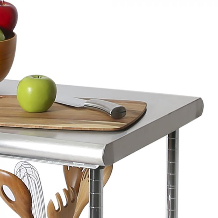 Stainless Steel NSF-Certified Utility Worktable Cart