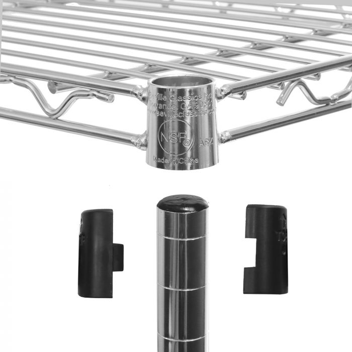 UltraDurable® 5-Tier NSF-Certified Steel Shelving