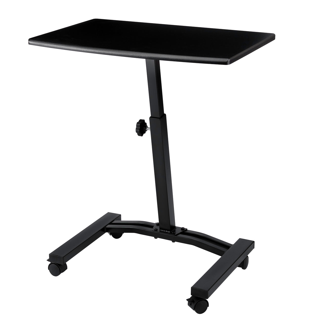 airLIFT® Mobile Laptop Sitting Desk Cart, Black
