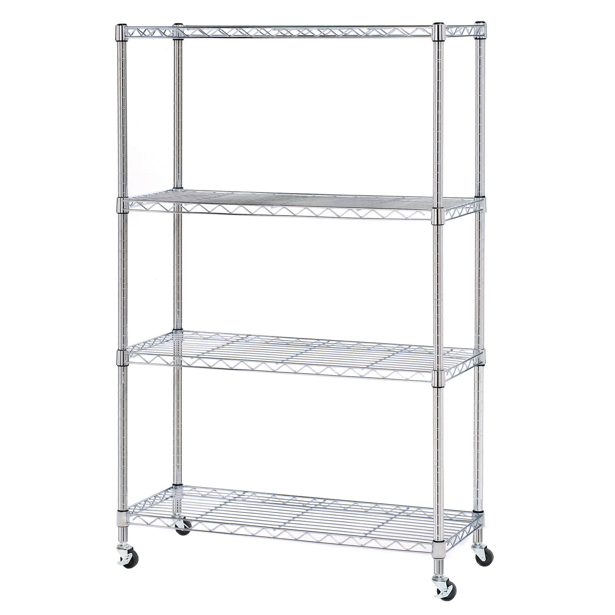 4-Tier NSF-Certified Steel Shelving