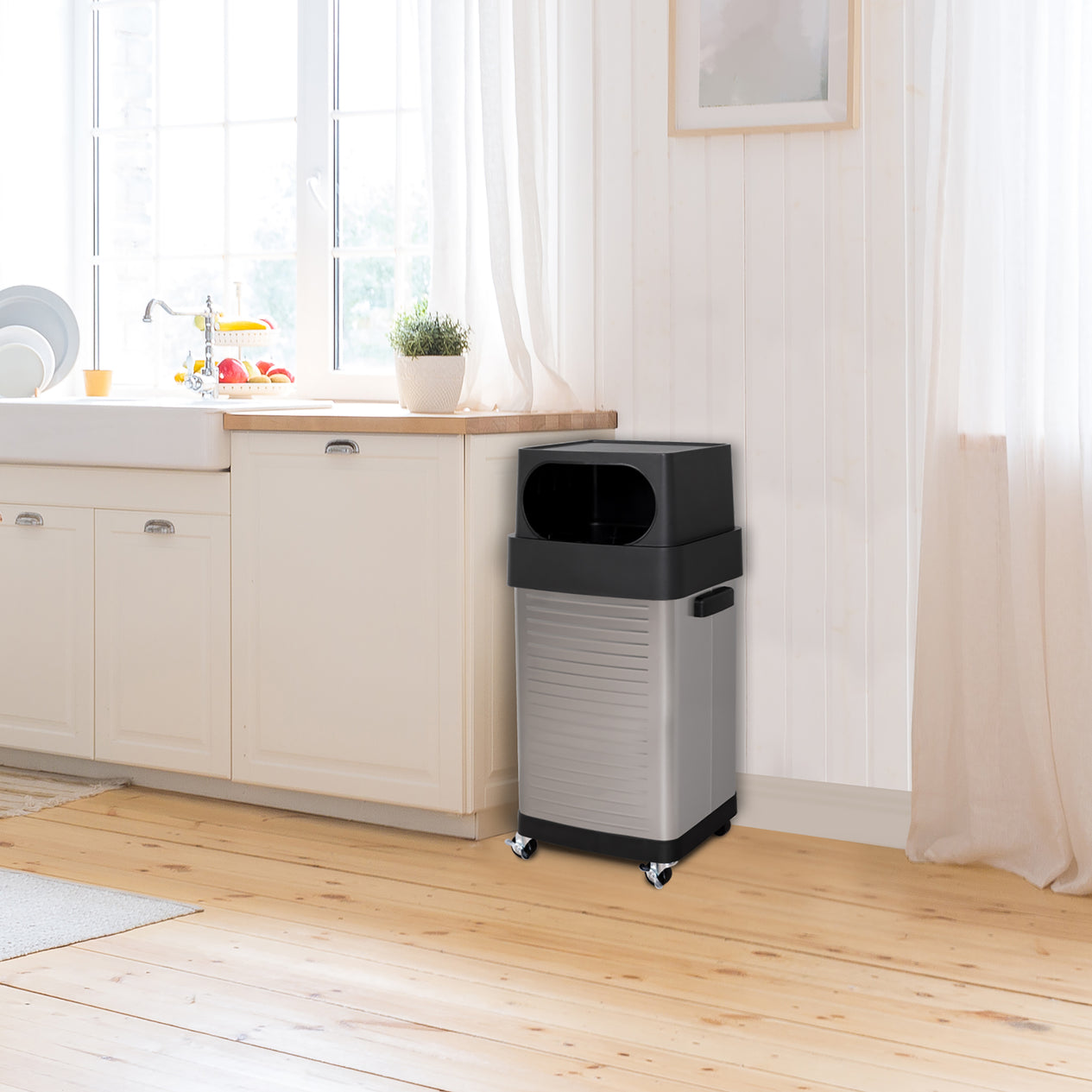 UltraHD® Stainless Steel Trash Can, 17 Gal.