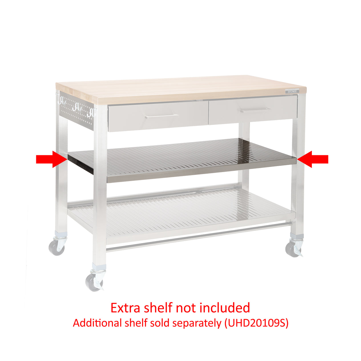 HOME Work Center Island Table