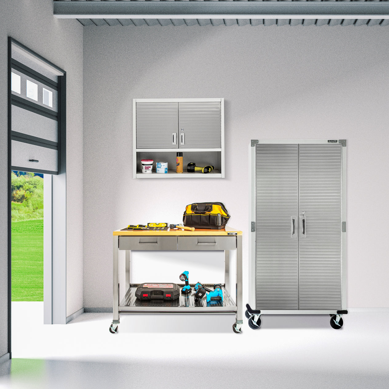 Workcenter in garage