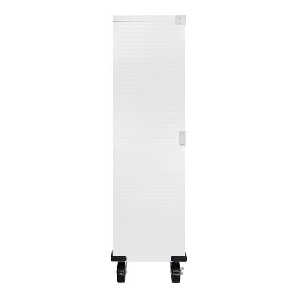 UltraHD® Rolling Storage Cabinet, White
