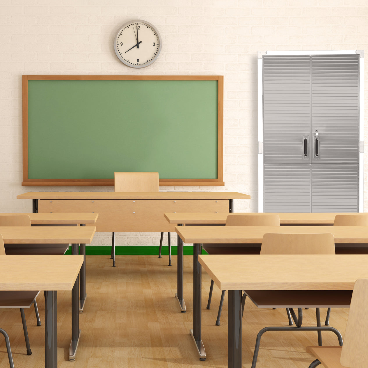 UltraHD® Rolling Storage Cabinet, White