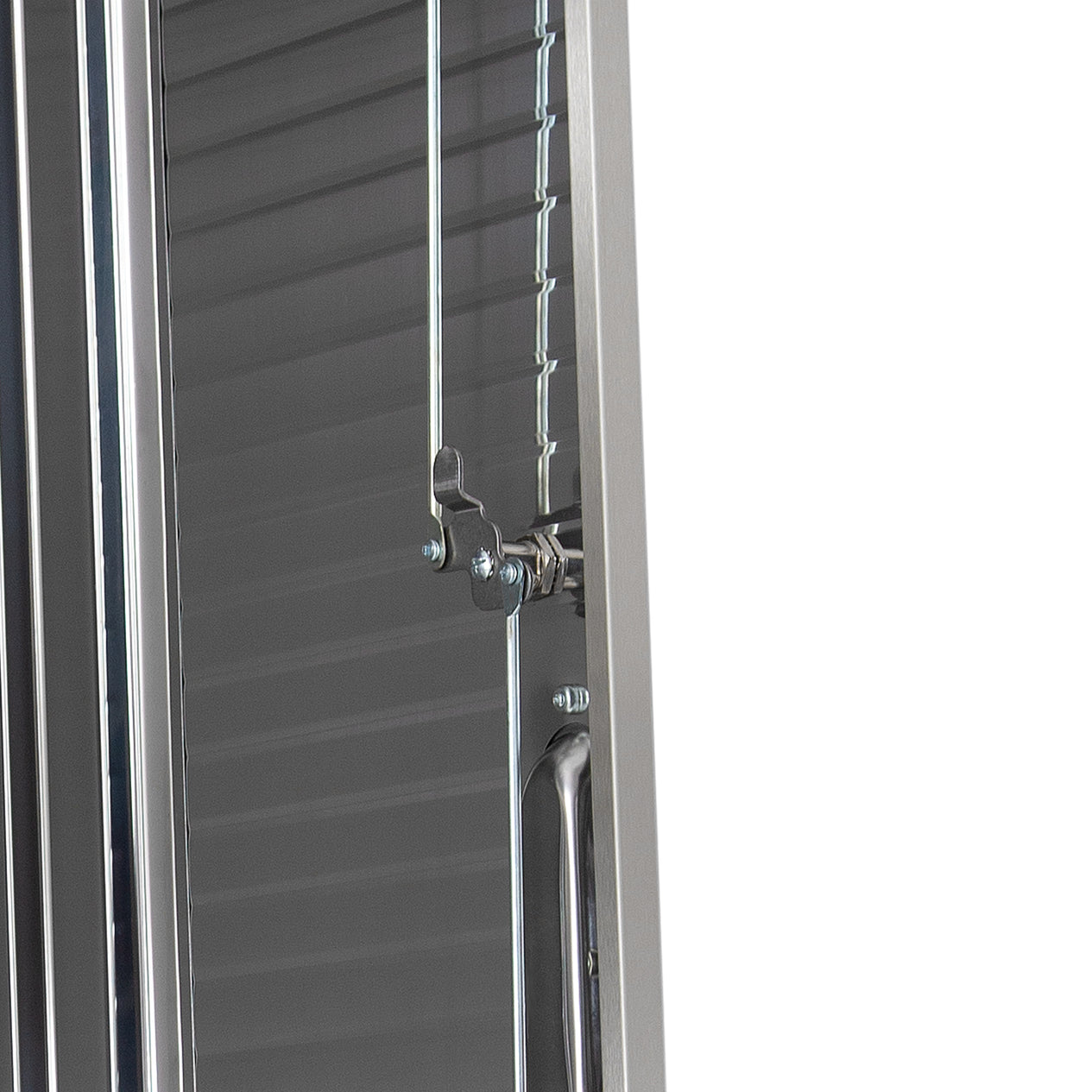 Close up of lock mechanism