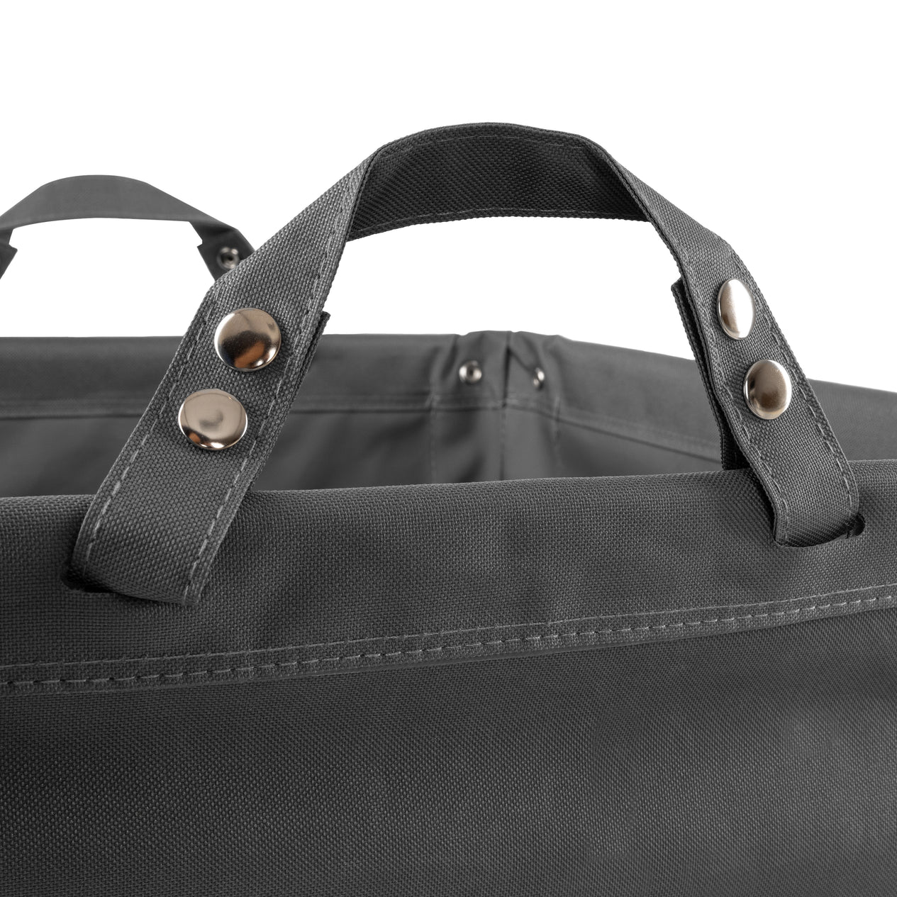 Heavy-Duty Rolling Laundry Hamper, Gray