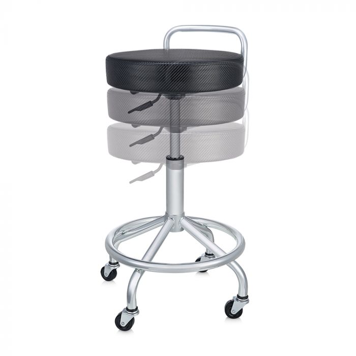 Cushioned Pneumatic Adjustable Work Stool