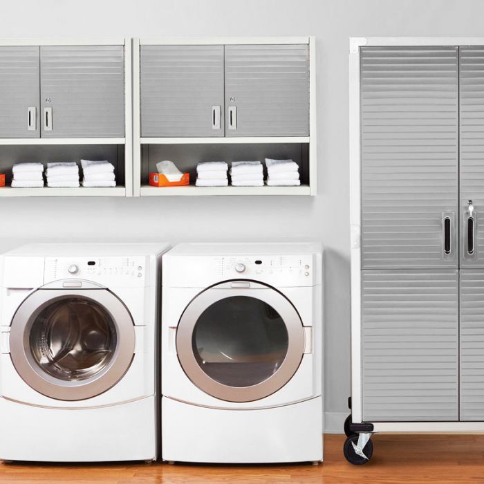 UltraHD® Double Door Wall Cabinet w/ Keys, Granite