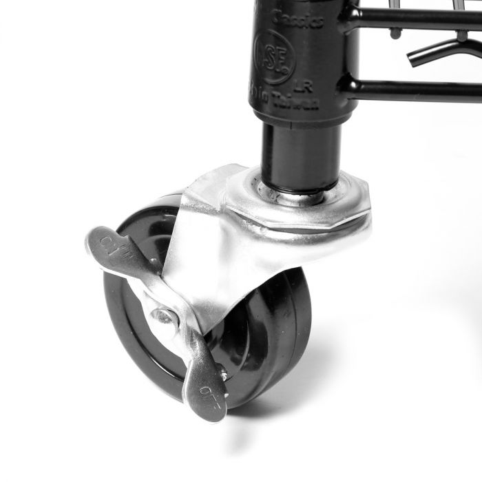 UltraDurable® 5-Tier NSF-Certified Steel Shelving, Black