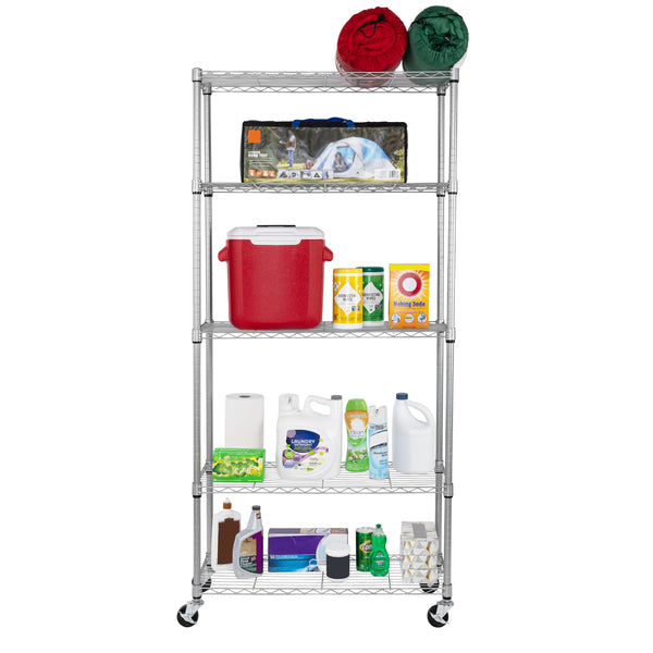 UltraDurable® 5-Tier NSF Steel Shelving