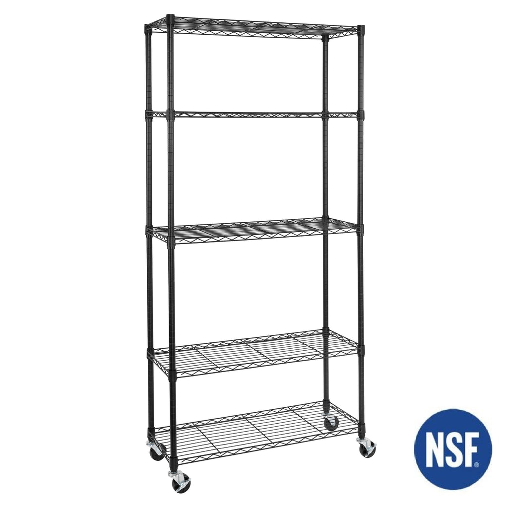 UltraDurable® 5-Tier NSF Steel Shelving – Seville Classics