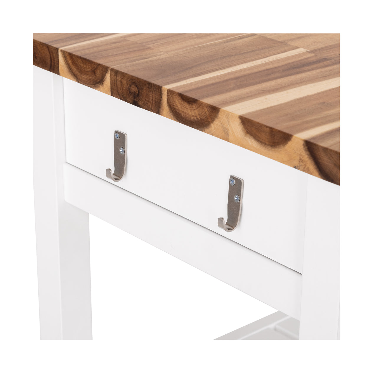 Acacia Top Kitchen Cart