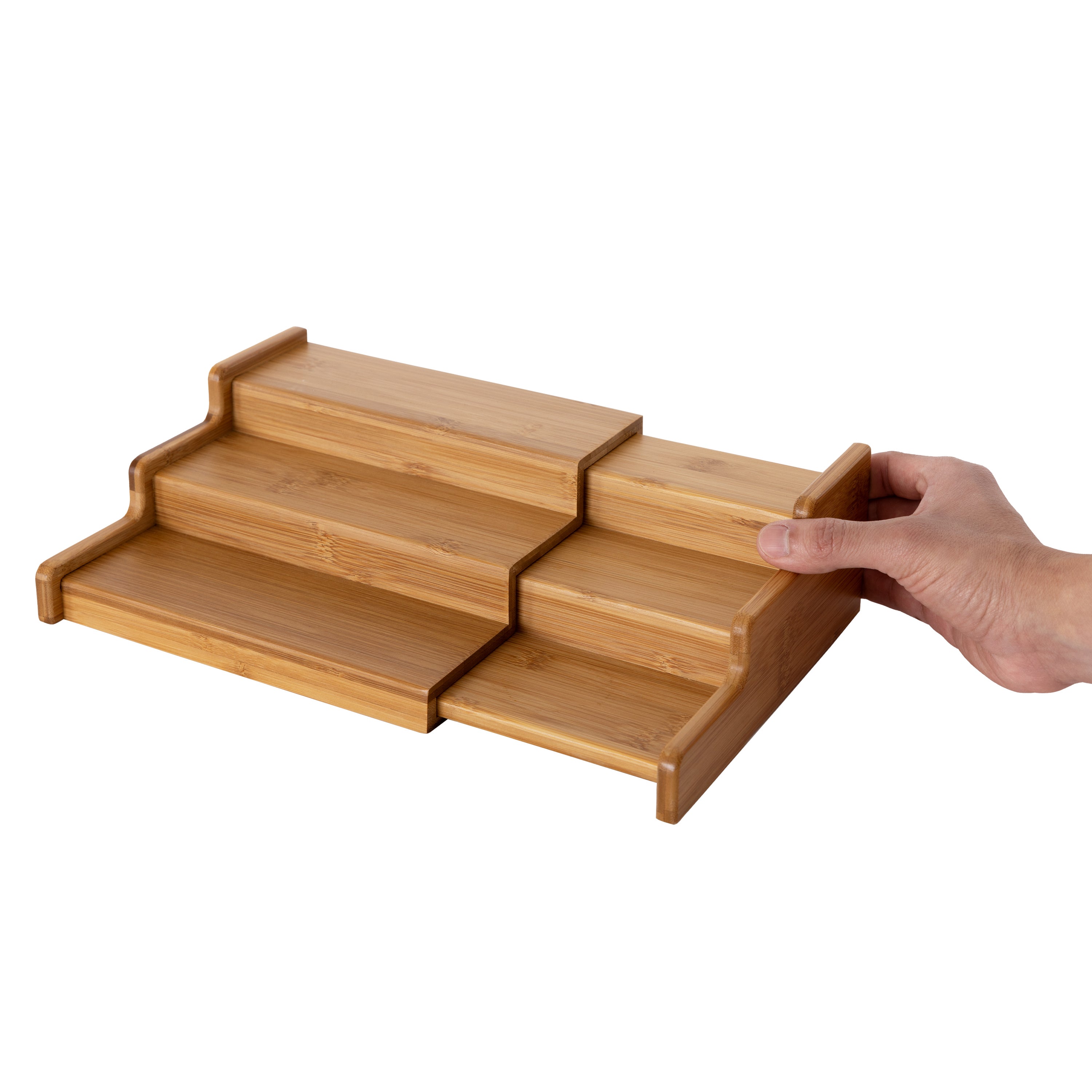 3-Tier Expandable Bamboo Spice Rack – Seville Classics